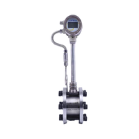 Meteran aliran Vortex Digital cerdas akurasi tinggi produk pengukuran cairan baja tahan karat canggih untuk Medium Gas