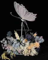 Lampe papillon LED lumineuse avec ailes mobiles qui battent pour la décoration de mariage et de fête