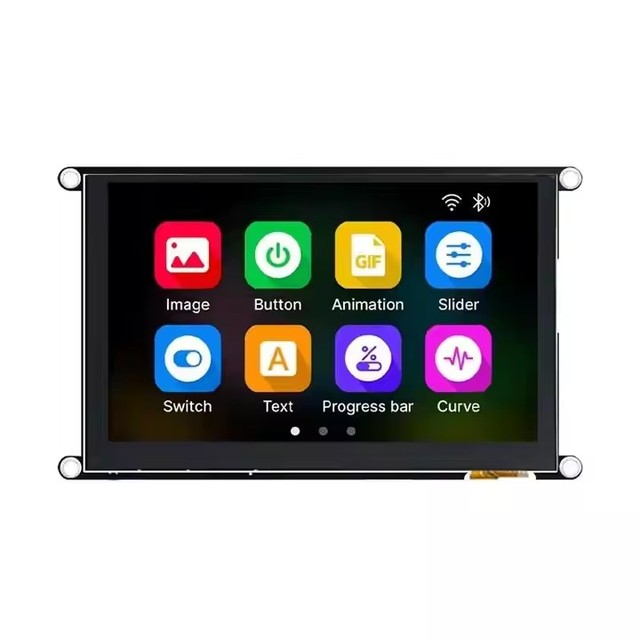 ESP32S3 5-inch Development Board with Screen Battery WiFi Bluetooth Capacitive HMI Touch Display Module