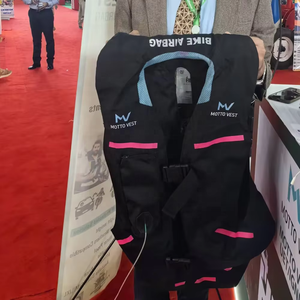 HuanQiu CE, <span class=keywords><strong>chaleco</strong></span> Airbag para motocicleta para hombres y mujeres, chaqueta de montar con bolsa de aire para Motocross con tira reflectante, bolsa de aire para Moto para adultos - Product Image 3