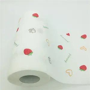 Rouleaux de serviettes de cuisine en papier rouleaux familiaux de taille rapide grande huile absorbant un nettoyage puissant serviette en papier de cuisine