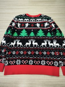 Custom Fashion <strong>Christmas</strong> Sweaters Knitted Cotton Sweater Ugly Sweater <strong>Christmas</strong> Knit Pullover <strong>Jumper</strong> <strong>With</strong> Led <strong>Light</strong> - Product Image 5