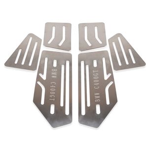 Pedal Modificado para Patinete BMW <span class=keywords><strong>C400X</strong></span> <span class=keywords><strong>C400GT</strong></span> Pedal Modificado Almohadilla de Pie Acero Inoxidable Cepillado Alambre - Product Image 5