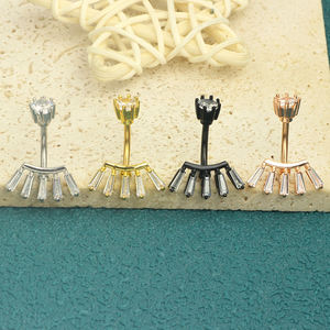 Gioielli per il corpo Ombligo 14G Crystal CZ anello per <span class=keywords><strong>ombelico</strong></span> fiore in acciaio inossidabile <span class=keywords><strong>serpente</strong></span> cuore anello per pancia <span class=keywords><strong>Piercing</strong></span> ciondola l'<span class=keywords><strong>ombelico</strong></span> - Product Image 2