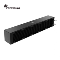 Radiateur de refroidissement d'eau pour serveur, 5 emplacements pour ventilateurs, RoHS, radiateur en aluminium de 60 mm. SR-LP40-60X5F75
