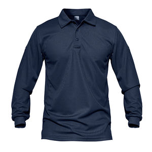 Maglietta Personalizzata con Logo per Uomo Abbigliamento Sportivo <span class=keywords><strong>Polo</strong></span> a Maniche Lunghe Tattica da Esterno <span class=keywords><strong>Polo</strong></span> Personalizzate per Uomo - Product Image 4