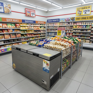 Congélateur coffre commercial robuste 700L-800L, grande capacité, pour supermarchés, restaurants et usage professionnel, ultra-robuste - Product Image 4