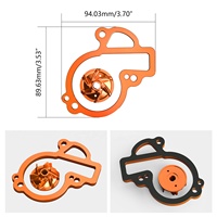 Refroidisseur de turbine de pompe à eau surdimensionnée NiceCNC pour KTM 450 500 EXC-F/XCF-W 450 SX-F/XC-F 2017-2024