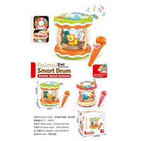 Juguete Educativo para Bebés, Tambor Inteligente Multifuncional, Instrumento Musical con Micrófono, Juguete Sensorial para la Educación Temprana