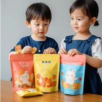Sachet souple gonflable en plastique, taille personnalisable, pour salades, aliments pour bébés, chewing-gums, sushis, pizzas, lait, aliments pour animaux, croustilles de pommes de terre en PE