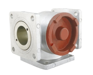 OEM Aluminum Three Way Ball DN50 DN80 Square Flange <b>PTFE</b> Sealed for Truck System KTQ41-10F Square Flange Ball + Aluminum A - Product Image 4