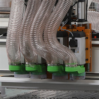 Nouvelle machine de fraisage CNC HUAHUA SKG-604H pour le travail du bois, la découpe de portes en bois et de panneaux MDF