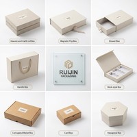Kotak Hadiah Ramah Lingkungan Hitam Matte Mewah dengan Pita Magnetik dan Laminasi Mengkilap, Kemasan Datar Multi-Ukuran untuk Pakaian dan Lilin