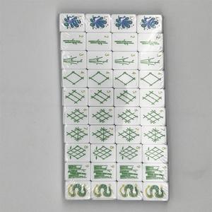 ชุ<span class=keywords><strong>ด</strong></span>ไพ่นกกระจอกอเมริกัน<span class=keywords><strong>ส</strong></span>ีฟ้าอมเขียว แผ่นอะคริลิก 4 ชั้น ลายเรขาคณิต เกมไพ่นกกระจอกที่ทนทาน<span class=keywords><strong>ส</strong></span>ำหรับผู้ใหญ่ พร้อมไพ่โจ๊กเกอร์ - Product Image 5