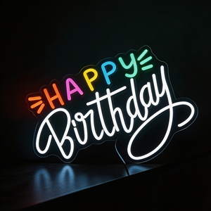 Dropshipping : Enseigne néon LED personnalisée avec logo, design gratuit, pour chambre, fête d'<span class=keywords><strong>anniversaire</strong></span>, maison - Product Image 4