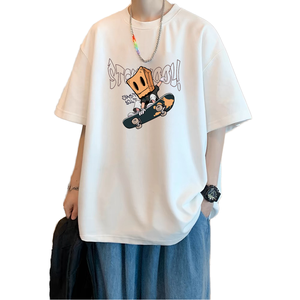 Camisetas Estampadas para Hombre, Estilo Urbano, 100% Algodón Orgánico, Transpirables y Ecológicas, Estampados Personalizables, Manga Corta (180g) - Product Image 6
