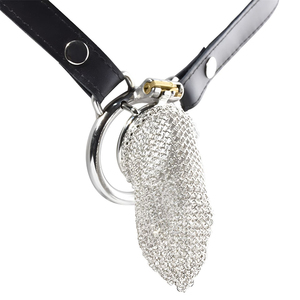 San valentino regalo in acciaio inox dispositivo di castità maschile Design ergonomico blocco Stealth per adulti gabbia di isolamento estremo - Product Image 5