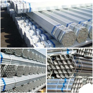 Tubo de metal con accesorios de tubería de acero galvanizado para proyecto de construcción, tubería de metal tubular, Q235B - Product Image 4