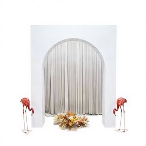 FURUN Nuevo Arco Metálico Moderno para Bodas, Soporte de Fondo para Decoración de Eventos, para Bodas Modernas, Uso Interior/Exterior, Modelo 0010 - Product Image 1