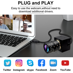 Kamera pengawas <span class=keywords><strong>USB</strong></span> 2.0 logam 8MP, perbesaran optikal 4X/10X, Windows/<span class=keywords><strong>Linux</strong></span>/Mac/Android UVC Plug-Play kamera <span class=keywords><strong>Web</strong></span> industri Mini - Product Image 4