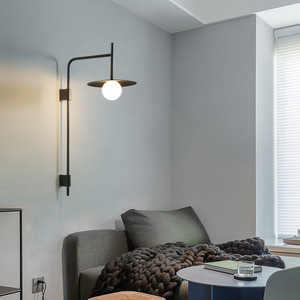 Nordic Modern Minimalist Flying Saucer Wall <b>Lamp</b> Creative Personalized Decorative <b>Lamp</b> for Living Room <b>Study</b> Bedside Modern - Product Image 2