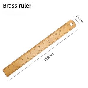 Juego de Reglas de Latón Multicolor para Dibujo, Escalímetro Triangular, Marca Chiwei, Hecho en Guangdong, No Magnético, Material de Papelería - Product Image 1