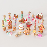 Mini-ornement de canne à sucre pour maison de poupée, modèle de gâteau, figurine de biscuit DIY, accessoires de décoration de scène