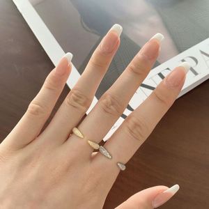 Dylam New Arrival 925 Sterling <b>Silver</b> Rhodium 18K Gold Plate Women Fine Jewelry <b>Adjustable</b> 5A CZ Cubic Zirconia Promise <b>Ring</b> - Product Image 2