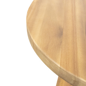 Marina Side <b>Table</b> Round Wood Modern Design Living Room Furniture - Product Image 5