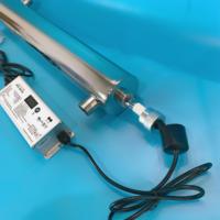 Purificateur UV d'Eau Potable NPT 3/4'' 48W 12GPM, Filtre UV à Traitement Automatique pour Système d'Osmose Inverse