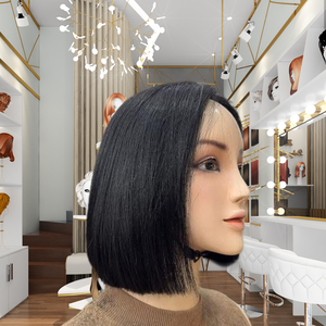 Perruque de cheveux vierges Full Lace pour femmes avec bonnet Lace HD sans colle, ligne de cheveux naturelle, couleur personnalisée longue - Product Image 3