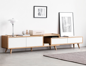 Soporte de gabinete de <span class=keywords><strong>Tv</strong></span> de madera moderno de 1,8 M de alta calidad, suministro directo de lujo, soporte de <span class=keywords><strong>TV</strong></span> blanco moderno para Hotel, hogar, sala de estar, gabinete de <span class=keywords><strong>TV</strong></span> - Product Image 4