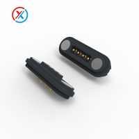 Connecteur d'alimentation magnétique professionnel 2-5 broches en laiton plaqué or à ressort, mâle-femelle, médical, 12V 3A, ODM