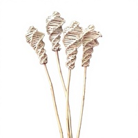 Fleurs décoratives indiennes séchées faites à la main et bâtons de Lata Mashal en forme d'arche pour arrangements floraux - Longue durée de vie