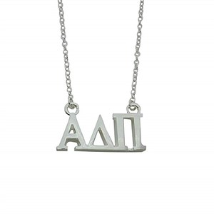 Collana con <span class=keywords><strong>Lettere</strong></span> Greche Delta Sigma Zeta Phi Beta Phi Psi Alpha, Gioiello Souvenir per Organizzazione Scolastica Universitaria, Idea Regalo - Product Image 3