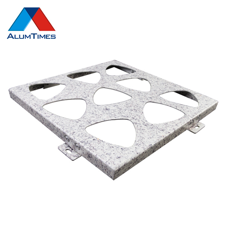Hotel Polyester Paint Easy Maintenance Aluminium Cnc Carved Wall Metal Facade Perforated Aluminum Panel