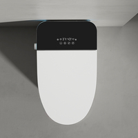 WC intelligent MUBI à poser au sol, toilette monobloc avec bidet électrique à chasse automatique, toilette intelligente sans réservoir
