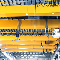 Grúa Puente de Doble Viga de Alta Resistencia Yuzhong, Motor Eléctrico, Movimiento de Fábrica, Capacidad de 20t, Cabina Automática