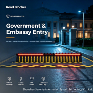 Bloqueador de Carreteras Retráctil Automático Hidráulico de 4 Metros, Control Remoto, Construcción de Acero Inoxidable, para Prevenir la Entrada de Vehículos No Autorizados - Product Image 5