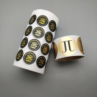 Pegatinas Personalizadas con Lámina Dorada, Adhesivas de Vinilo Resistentes al Agua, Formas Personalizadas, Impresión UV, Impresión de Etiquetas con Logotipo