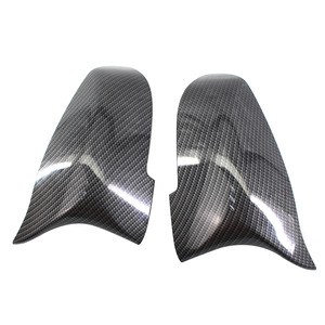 Carcasa de espejo retrovisor de fibra de carbono para Bmw Serie 5 F10 F18 14-17, juego completo de material ABS - Product Image 5