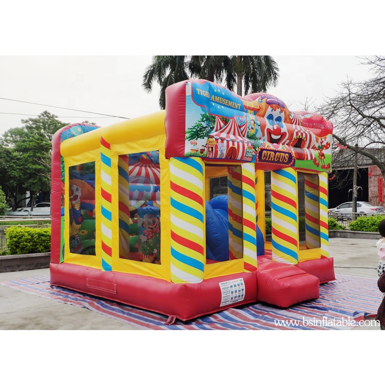 Commercial Inflatable Bouncer for fun, Inflatable Circus Kiddie Bounce House