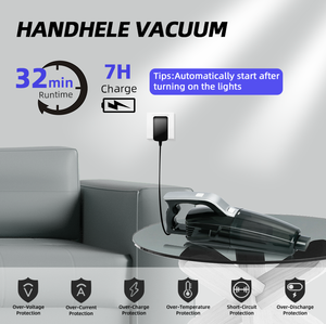 مكنسة كهربائية عمودية منزلية بدون فرش للبيع بالجملة من المصنع - Product Image 5