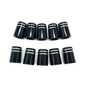 10pcs Plastic Golf Ferrules With Double Ring Fit Tips Irons Shaft Golf Shaft Sleeve Adapter Replacement OEM Custom Logo