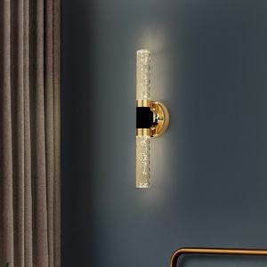 Lámpara de Pared de Cristal de Lujo, Iluminación de Pared de Cilindro Largo Acrílico para Sala de Estar, Baño, Dormitorio, Pasillo, Escalera - Product Image 3