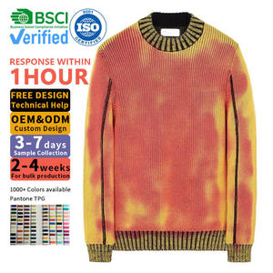 Maglione Termocromico HZ Personalizzabile per <span class=keywords><strong>Uomo</strong></span>, Filato Termosensibile che Cambia Colore, Pullover Lavorato a Maglia Reattivo al Calore - Product Image 2