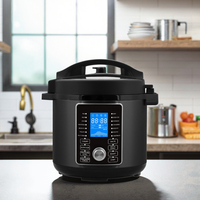 Cuisinière électrique multifonction en acier inoxydable de 6 L avec prise en charge de la langue allemande et 17 fonctions pour un usage domestique