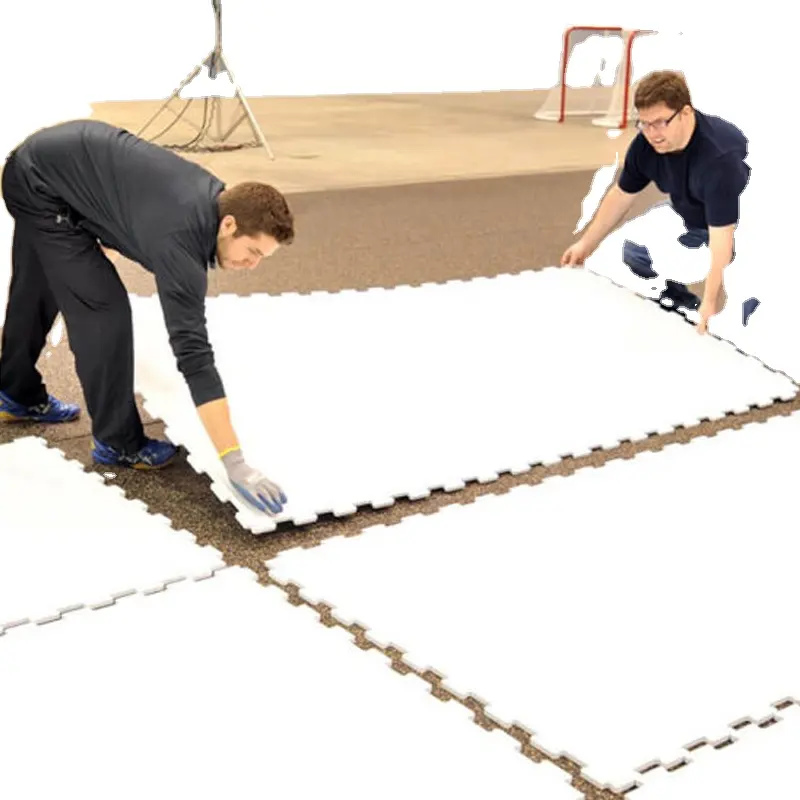 Area Mobile per Hockey su ghiaccio Hdpe barriere pista di pattinaggio su ghiaccio recinzione Quad piste di pattinaggio a rotelle Hockey Dasher Board