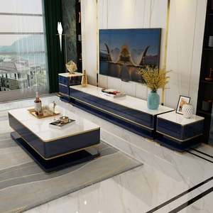 Meuble TV moderne en bois avec support pour téléviseur LED, portable, pour salon et hôtel, convient aux téléviseurs de 65 pouces et plus - Product Image 2