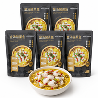 Kit de Comida con Filete de Pescado en Sopa Dorada con Repollo en Conserva (Suan Cai Yu) y Encurtidos, Fabricante al por Mayor, Proveedor OEM